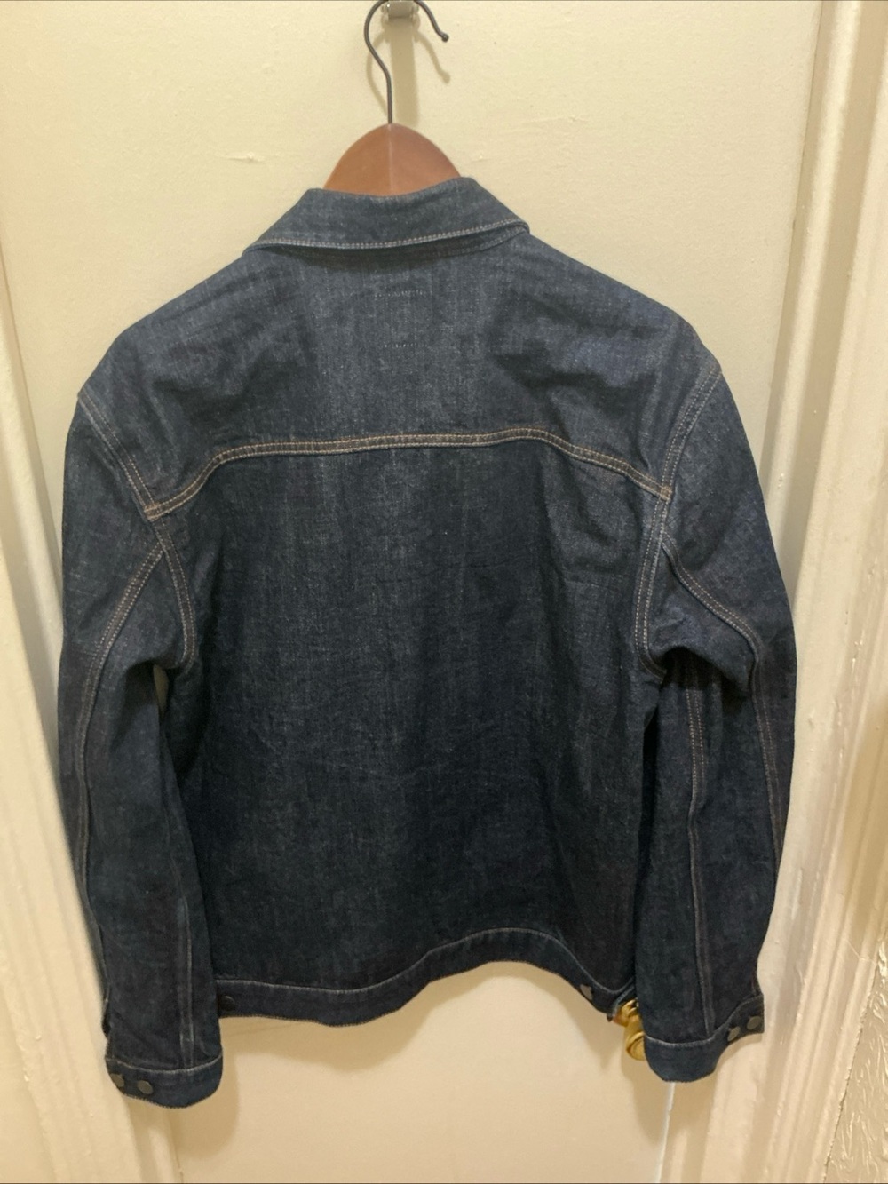 Carhartt WIP Denim Stadium Jacket XL Pleated - Picture 4 of 6